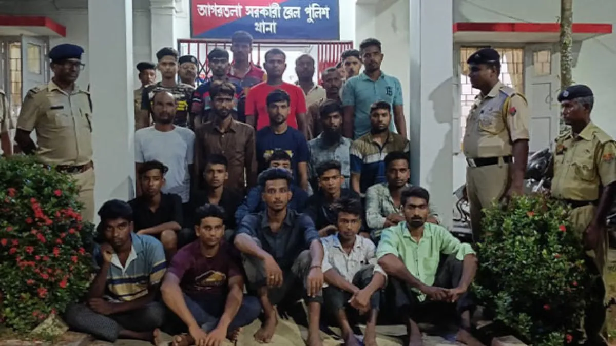 tripura-23-bangladeshi-nationals-arrested-at-agartala-railway-station-says-govt-railway-police